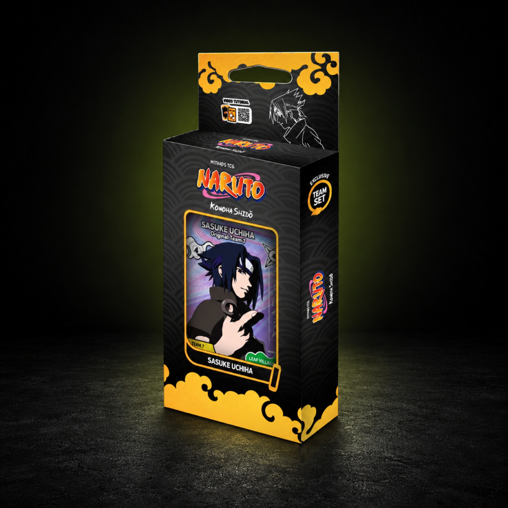 Naruto Mythos TCG – Konoha Shidō 2nd Edition Sasuke Team Set