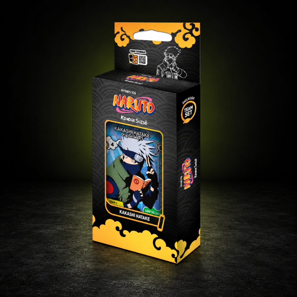 Naruto Mythos TCG – Konoha Shidō 2nd Edition Kakashi Team Set