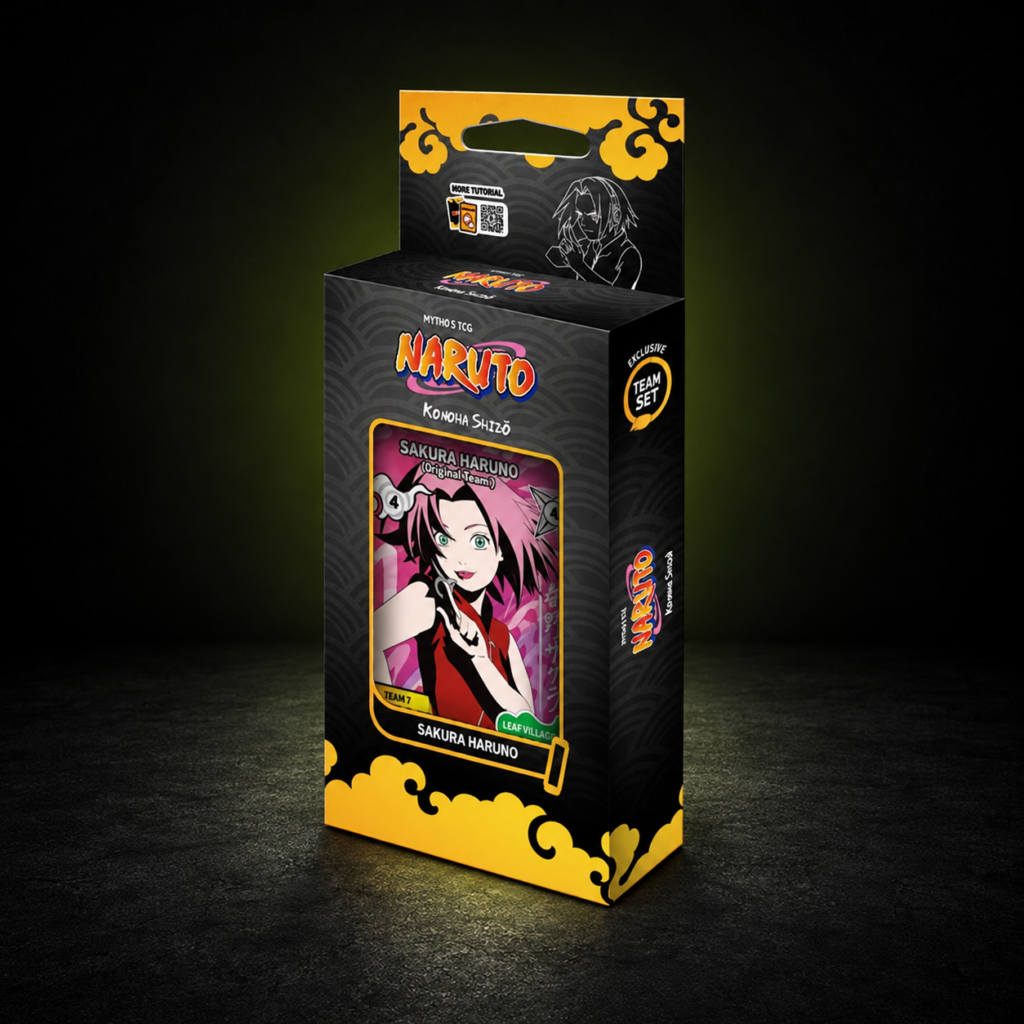Naruto Mythos TCG – Konoha Shidō 2nd Edition Sakura Team Set